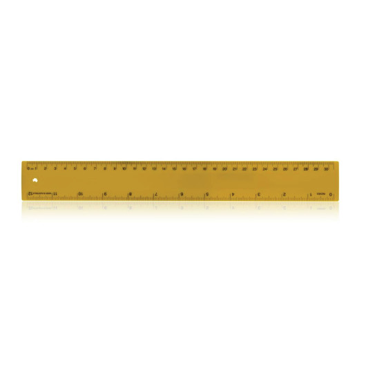 30cm Rulers Yellow
